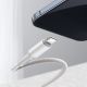 9. BASEUS USB-C-auf-Lightning-Kabel 20 W, 5 A, 1 m (weiß)