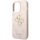 6. Guess 4G Big Metal Logo Hülle für iPhone 15 Pro – Rosa