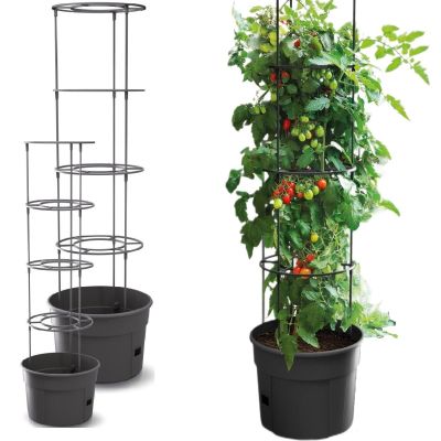43. Tomatenpflanztopf mit Leiter, Fassungsvermögen 12 l