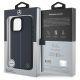 8. Mercedes MB Blue Line MagSafe Lederhülle für iPhone 16 Pro Max – Marineblau