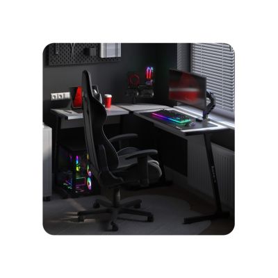 18. Huzaro Hero 6.0 Weißer Gaming-Schreibtisch