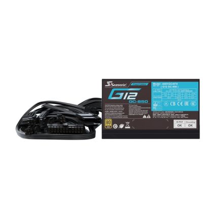 2. Seasonic Netzteil 850W G12 GC-850 80+Gold ATX-Netzteilmodul Schwarz