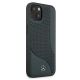 4. Mercedes Leder-Perforated-Area-Case für iPhone 13 mini – Marineblau