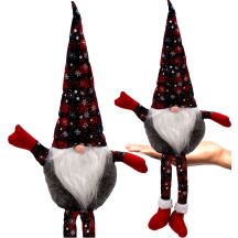 Dekorative Elster 30+20CM Grün Roter Stiel