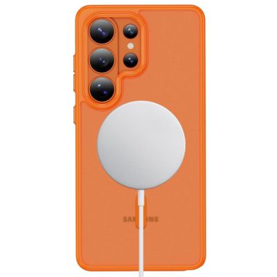 4. Tech-Protect Magmat MagSafe Hülle für Samsung Galaxy S26 Ultra – Orange Matt