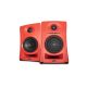 19. KALI AUDIOLP-UNF-R – Paar Bluetooth-Monitorlautsprecher. Multimedia-Lautsprecher, rot.