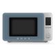 Smeg MOC02SBMEU Mikrowelle, blau, Kombi-Mikrowelle für die Arbeitsplatte, 27 l, 900 W
