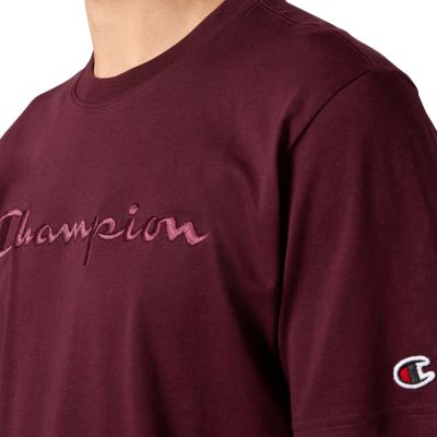 4. Herren Champion SS Tee Burgunderrot 220273 RS522