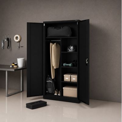 7. Iron Mate SATURN Metall-Werkzeugschrank 185x90x45 Schwarz RAL9005