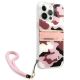 4. Guess GUHCP13LKCABPI iPhone 13 Pro / 13 6.1" pink/pink Hardcase Camo Strap Collection