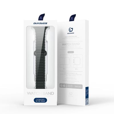 5. Dux Ducis Strap (Armor Version) Armband Apple Watch Ultra, SE, 9, 8, 7, 6, 5, 4, 3, 2, 1 (49, 45, 44, 42 mm) Silikon Magnetarmband Armband grün