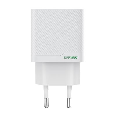 2. Oppo OSAB4CB4AE 45W USB-A + USB-C Wandladegerät – Weiß