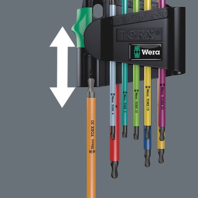 3. WERA Torx-Schlüsselsatz, 9-teilig
