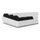 5. Sharkoon Gaming-Tastatur Skiller SGK50S4 Gen2 Weiß und Gelb RGB
