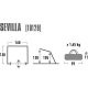 3. High Peak Sevilla Strandzelt Blaugrau 10129
