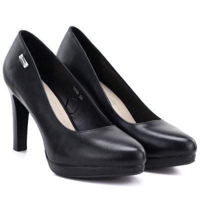 4. Sergio Leone 1438 schwarze Plateau-Pumps
