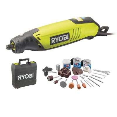 RYOBI EHT150V 150W Geradschleifer, Set mit 115 Zubehörteilen