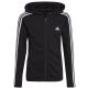 4. adidas Essentials 3-Streifen-Kapuzenpullover mit durchgehendem Reißverschluss Jr IC3634