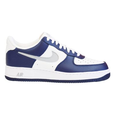 Nike Air Force 1 '07 Low Herrenschuhe Weiß Marineblau Grau - DV3501-400