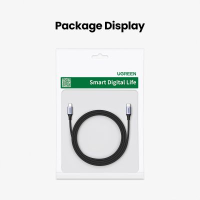 5. Ugreen US535 USB-C / USB-C PD-Kabel 240W 5A 1m - Grau