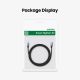 5. Ugreen US535 USB-C / USB-C PD-Kabel 240W 5A 1m - Grau