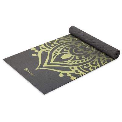 11. Gaiam Cool Matcha Sundial Layers 5mm 65735 Yogamatte