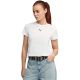 Puma Ess Centered Cat Logo Tee Damen Weiß 692916 02