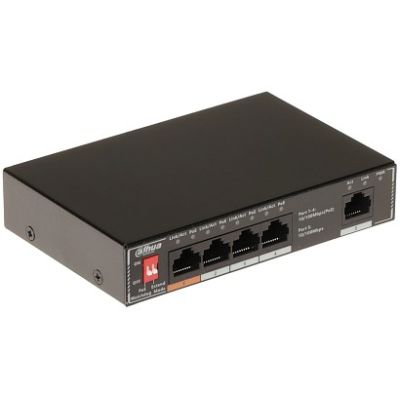 2. Dahua Technology PoE SF1005P Unmanaged L2 Fast Ethernet (10/100) PoE-Unterstützung Schwarz
