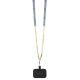 6. Guess Crossbody 4G Metall-Logo-Hülle für iPhone 14 Pro – Blau