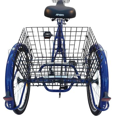 10. Dreirad, 24 Zoll, Marineblau, Shimano 7-Gang, Unterrahmen 1060965