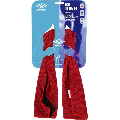 Kühlendes Sporthandtuch 90 x 30 cm, Umbro Rot