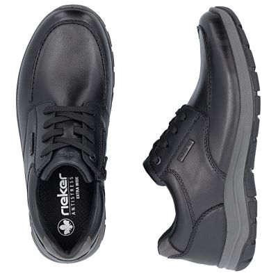 5. Bequeme Herren-Lederschuhe, Weite H, schwarz, Rieker 03607-24