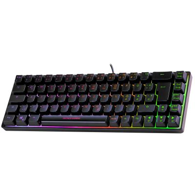 Deltaco Gaming GAM-158-DE USB QWERTZ-Tastatur Skandinavien Schwarz