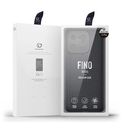 5. Dux Ducis Fino Hülle für Xiaomi 13 Pro Hülle mit Silikonrahmen blau