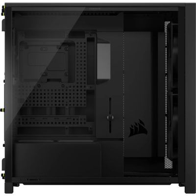 3. Corsair FRAME 5000D WOOD RS Midi Tower Schwarz, Walnuss