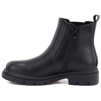3. Schwarze Damen-Ankle-Boots aus Leder von Sergio Leone, Modell BT-01-S