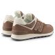 2. New Balance WL574 Lifestyle braune Damen-Sneaker (WL574RTS)