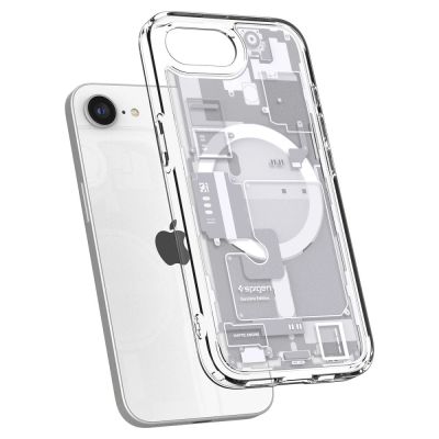 8. Spigen Ultra Hybrid MagSafe Hülle für iPhone 16e / 17e Zero One – Weiß