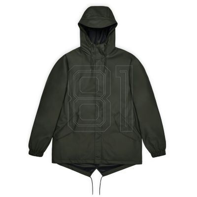 9. Rains Unisex Fishtail Jacke W3 18010 03