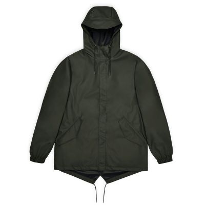 9. Rains Unisex Fishtail Jacke W3 18010 03