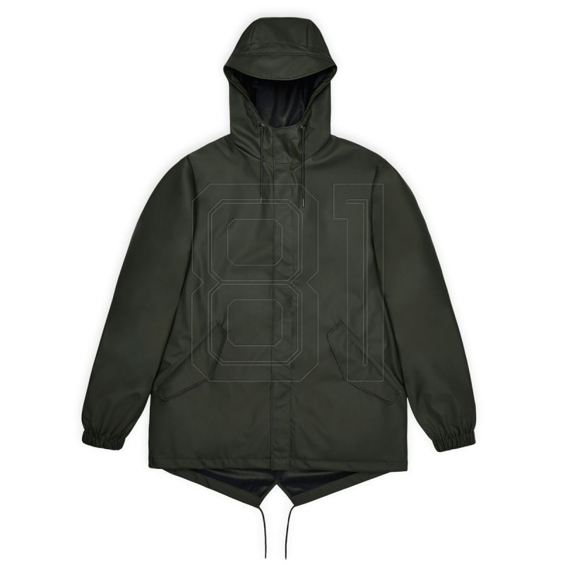 9. Rains Unisex Fishtail Jacke W3 18010 03