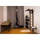 2. GYMNASTIK-SPROSSENWAND BENCHK MIT METALL-KLIMMZUGSTANGE MIT 6 GRIFFEN 231B