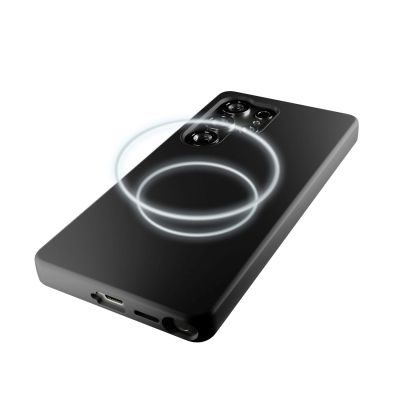 5. Puro Icon Silikonhülle für Samsung Galaxy S25 Ultra – Schwarz
