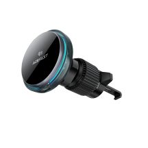 Acefast D61 Magnetischer Auto-Lüftungsschlitzhalter mit Qi2 25W kabelloser Ladefunktion – Grau