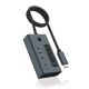 2. ICY BOX IB-HUB1454-C31 USB 3.2 Gen 1 (3.1 Gen 1) Typ-C 10000 Mbit/s Blau, Grau