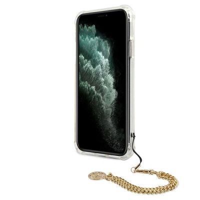 5. Guess Peony Chain Collection iPhone 11 Pro Hülle - Gold
