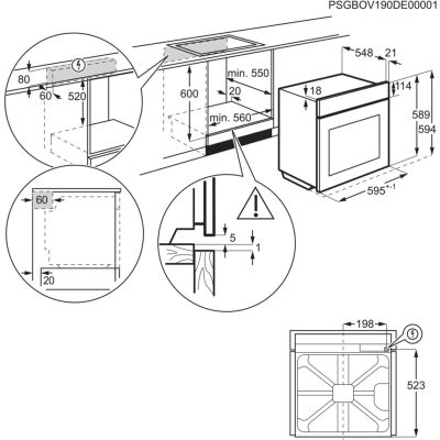 2. ELECTROLUX LOC9P3XZ Backofen