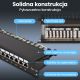 8. Extralink CAT6A STP | Patchpanel | 24 Ports