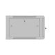 2. LANBERG Wandregalschrank 19" 6U 600x600 GRAU PERFORATIONSTÜR (BAUFLAUF)