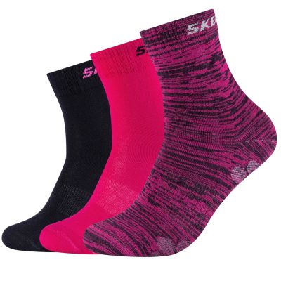 Skechers 3PPK Wm Mesh Ventilationssocken SK41053-0401 Pink 27-30